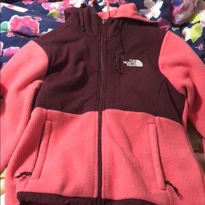 Hooded north face jacket